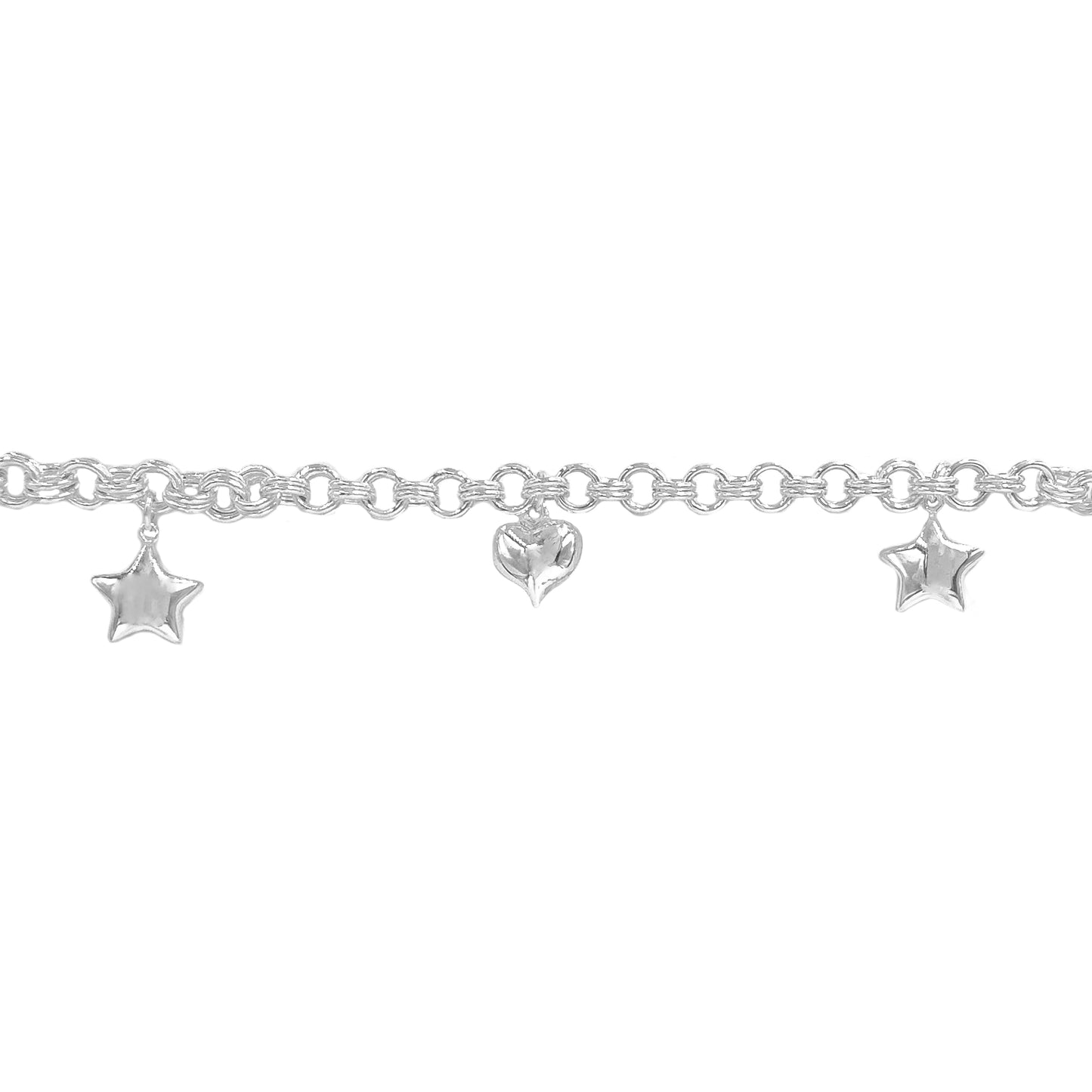 Figured Dangling Hollow Bracelet