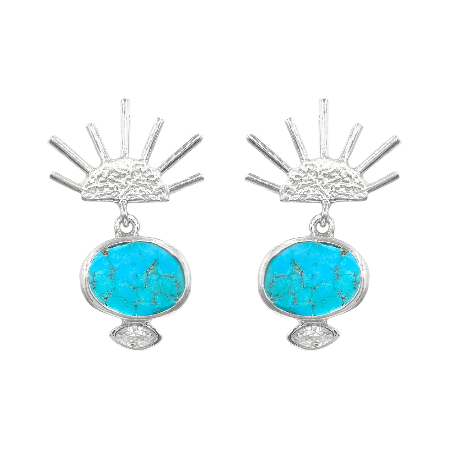 Turquoise Stone Earrings