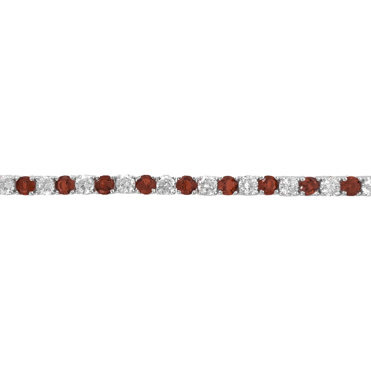 Üç Mm Garnet Taşlı Suyolu Bileklik