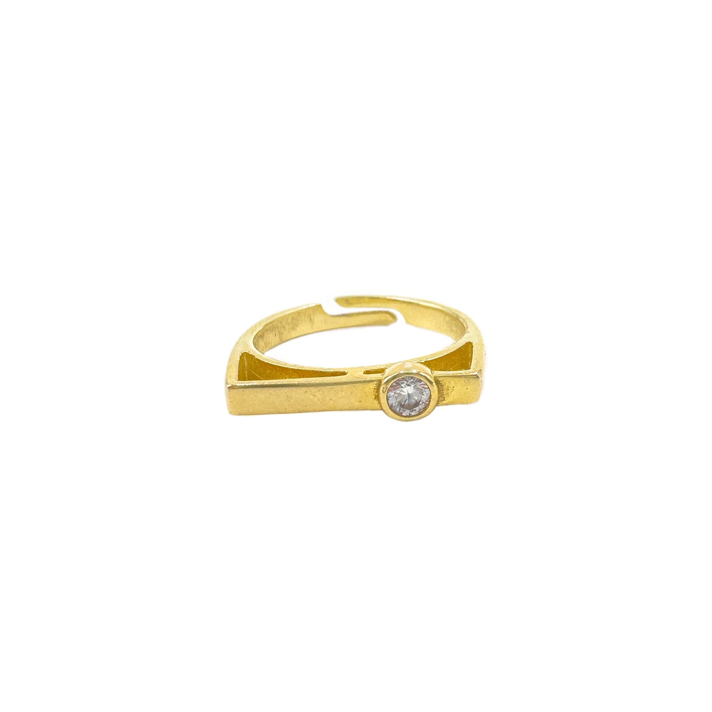 Minimal Stone Ring