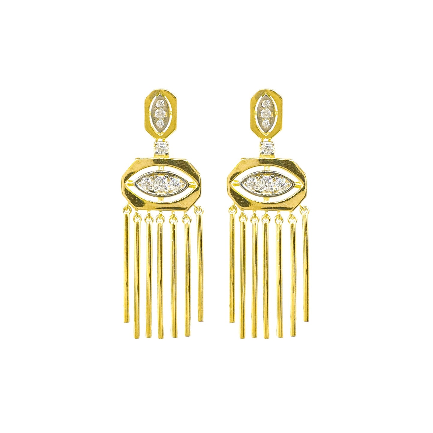 Dangling Stone Earrings