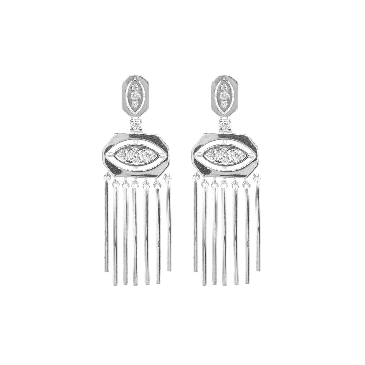 Dangling Stone Earrings
