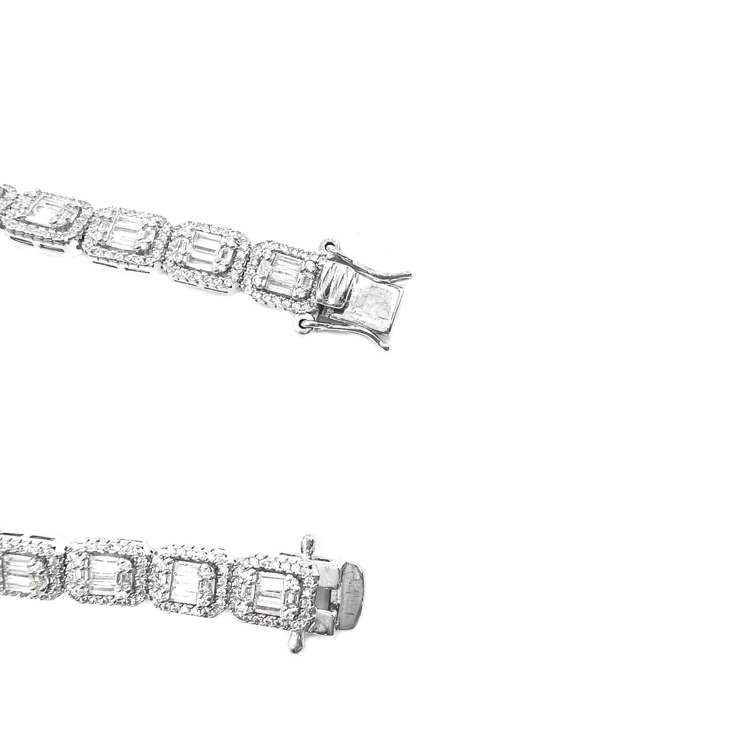 Box Lock Baguette Bracelet
