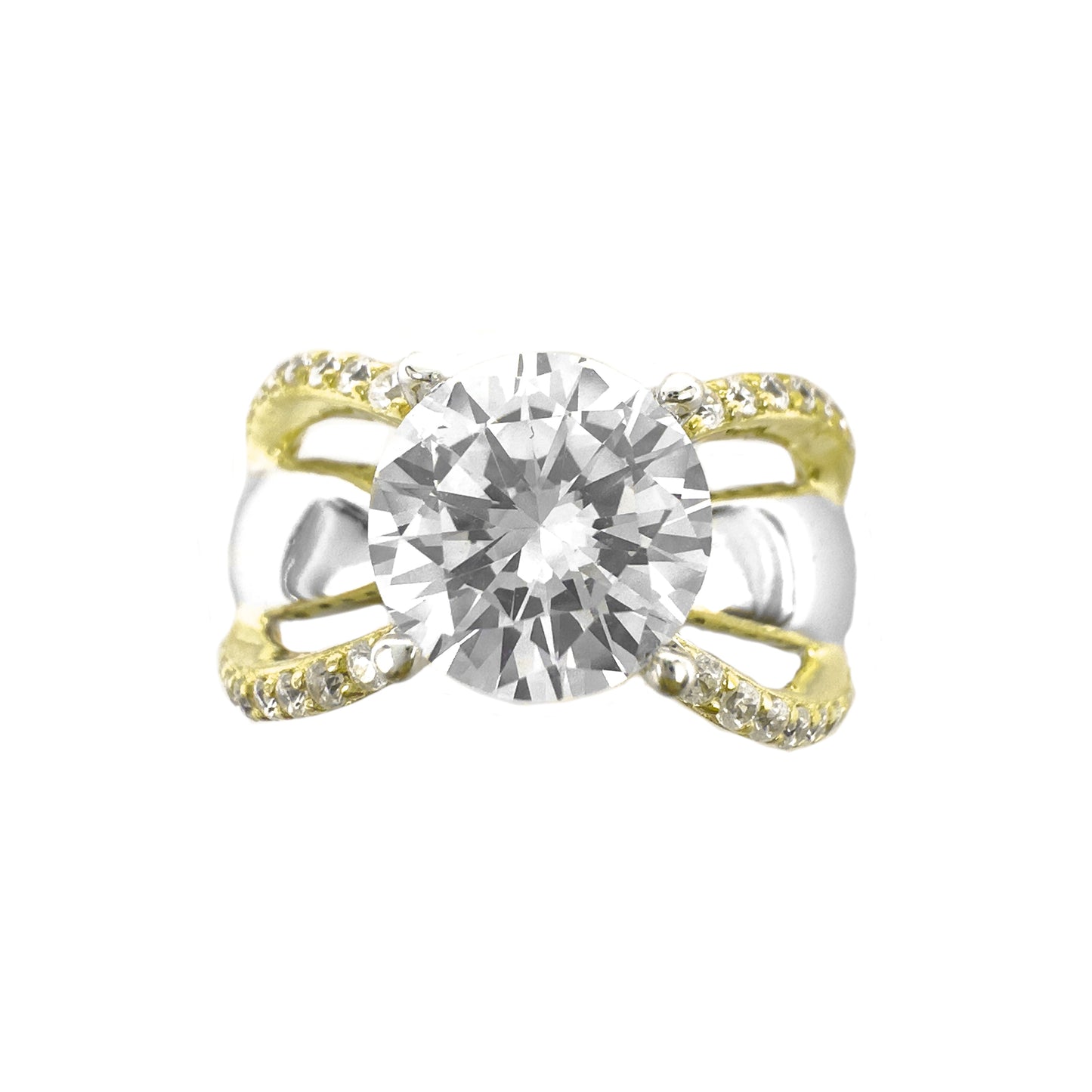 Stone Double Color Ring