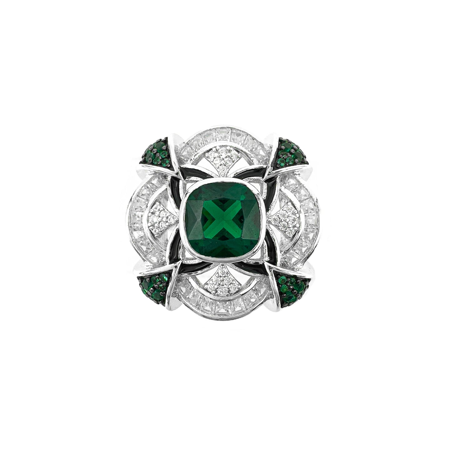 Green Stone Designer Ring