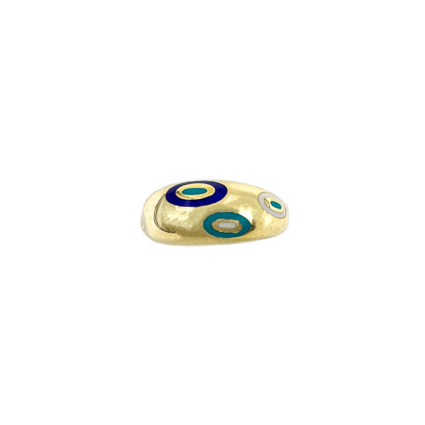 Enamel Evil Eye Ring