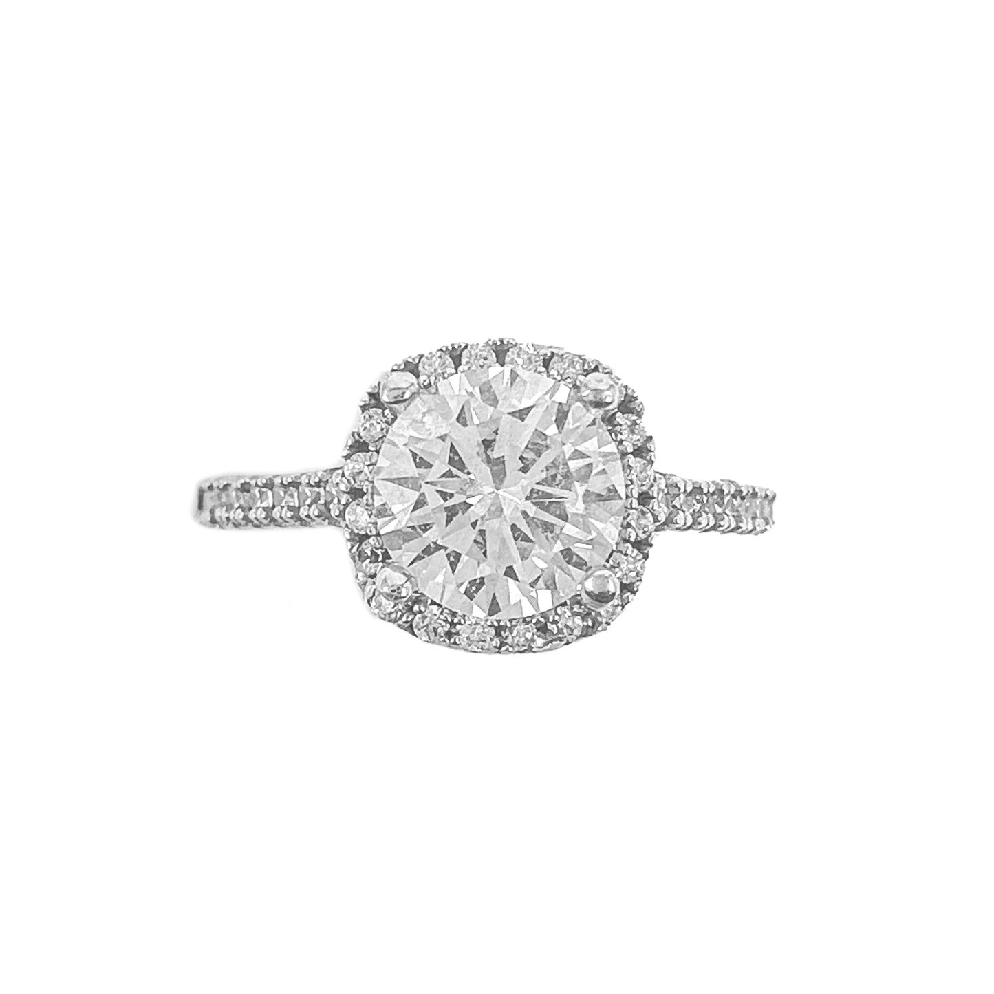 One Carat Solitaire Ring with Setting