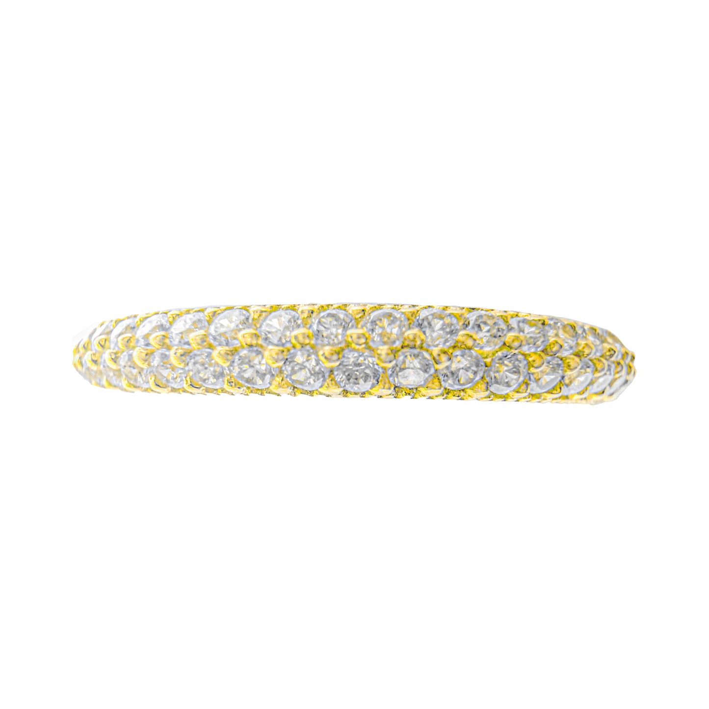 Two Rows of Full Circle Rings