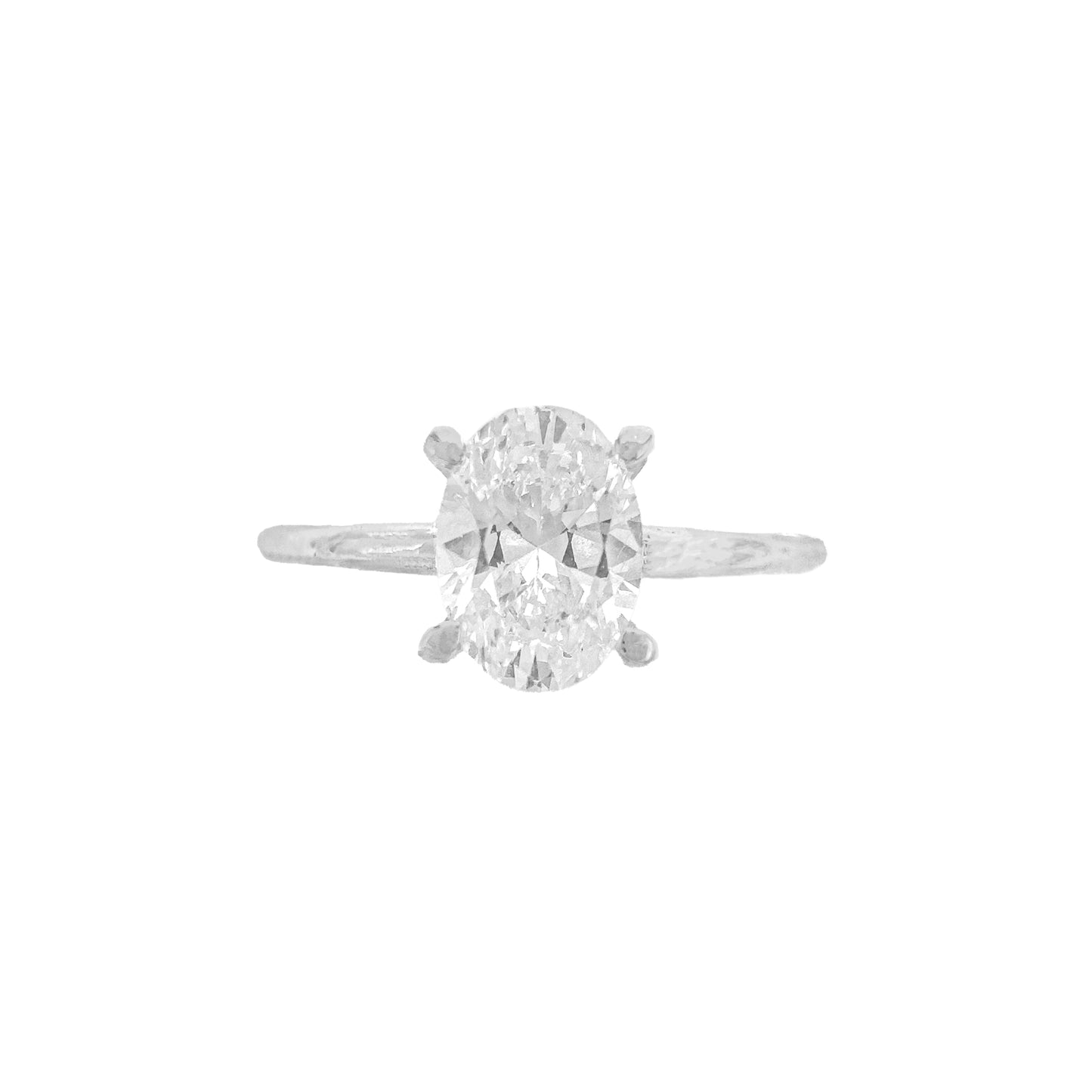 0.75 Karat Oval Yüzük