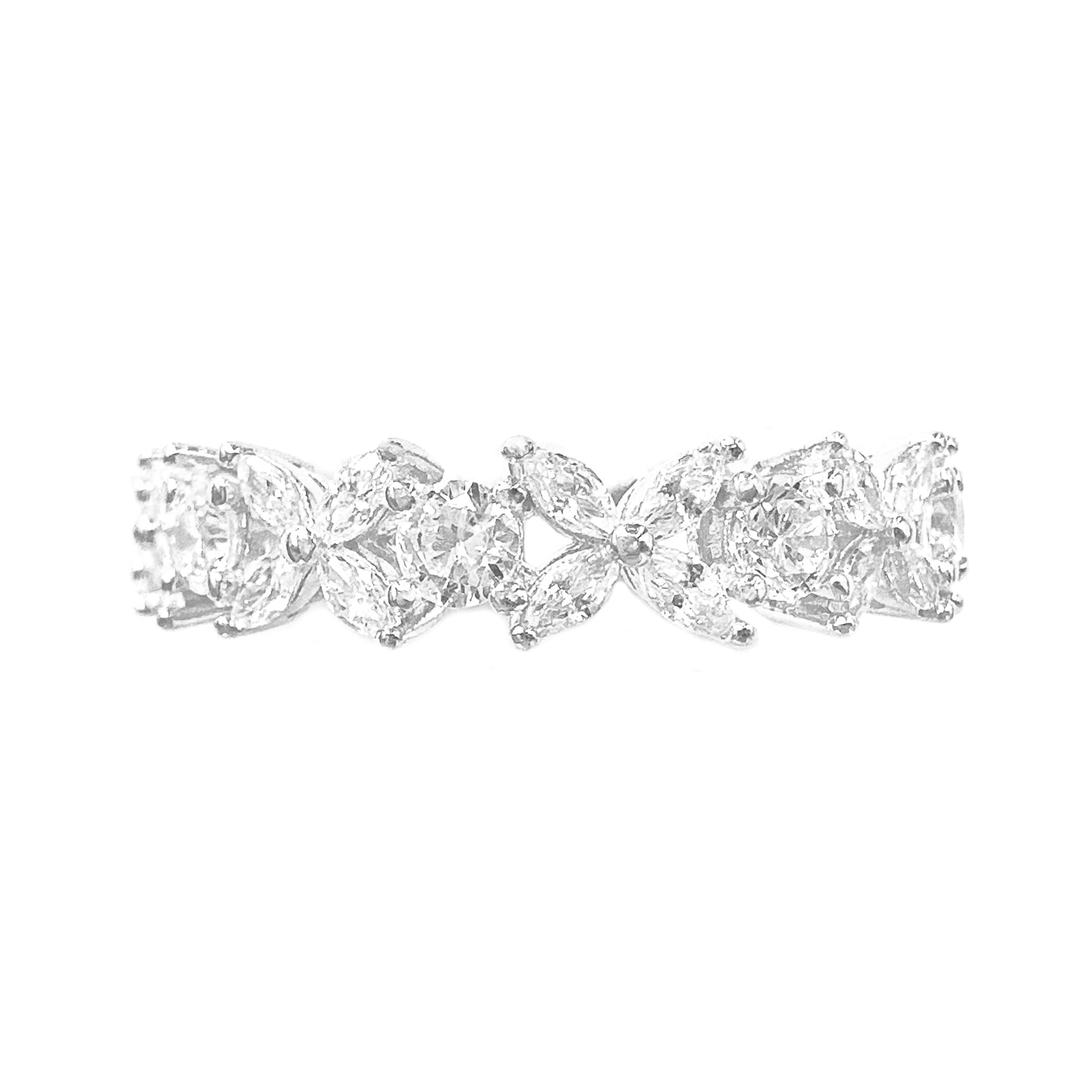 Thin Marquise Eternity Ring