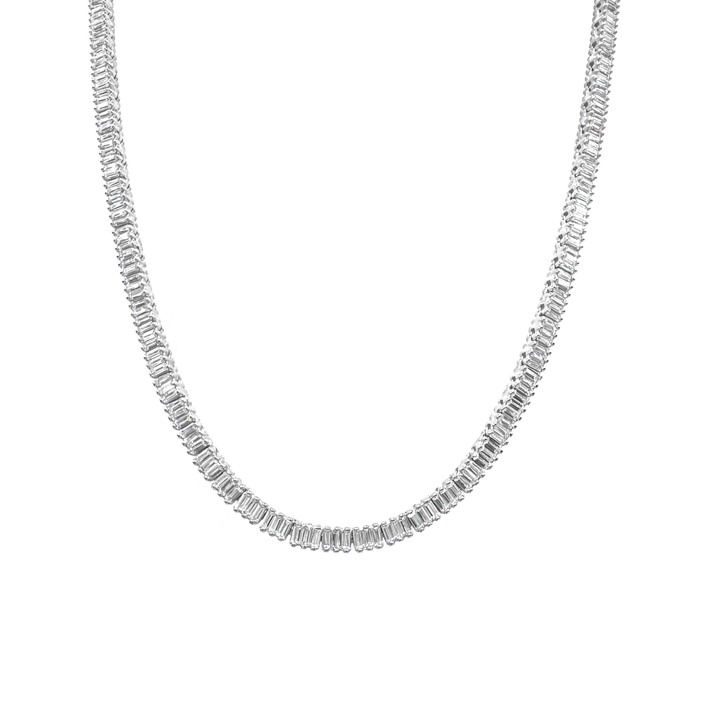 Baguette Tennis Necklace