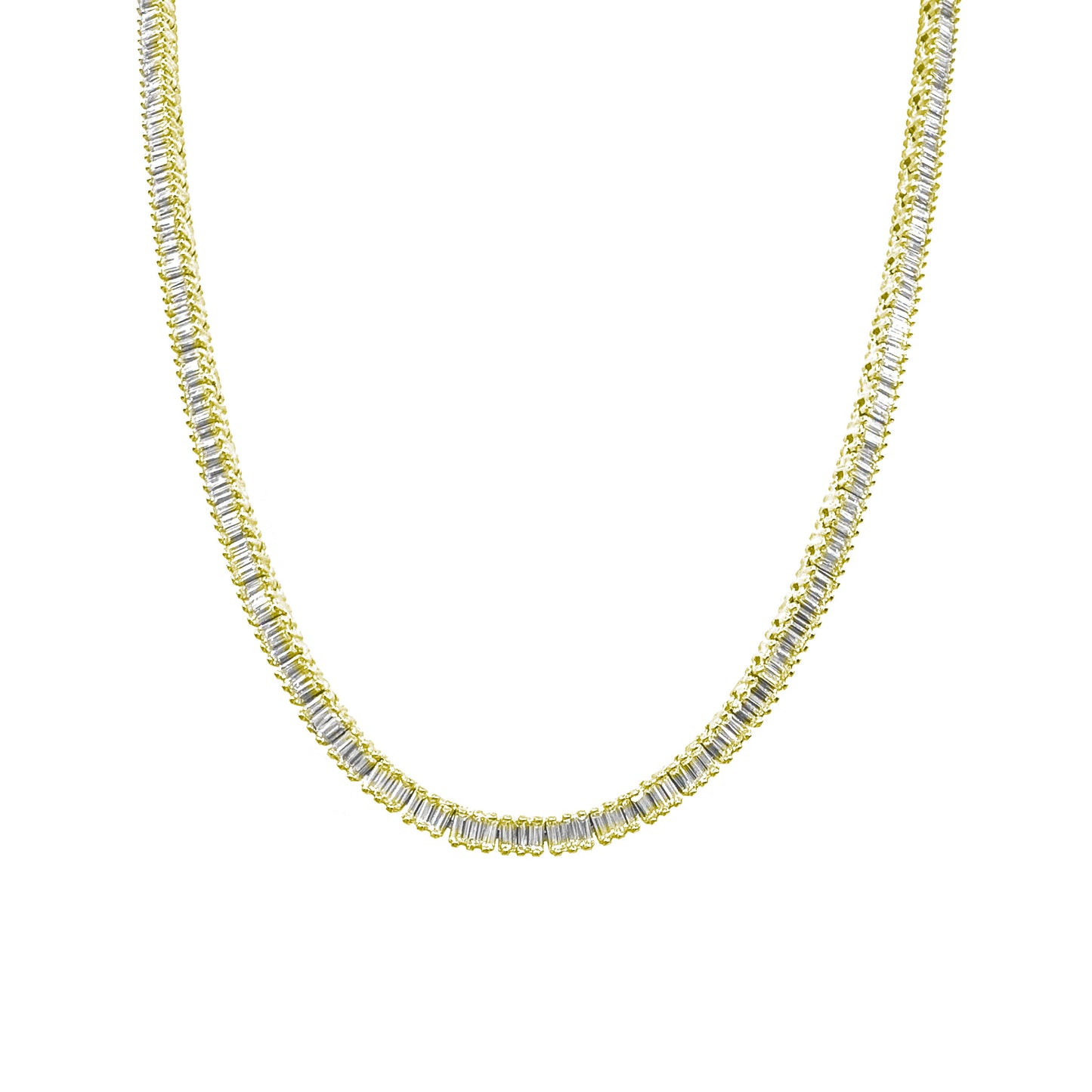 Baguette Tennis Necklace
