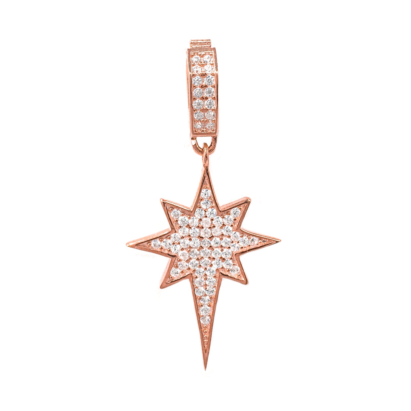 Small Shiny Polar Star Pendant / Charm
