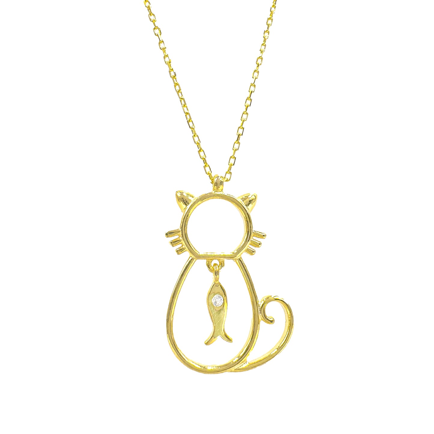 Cat Figured Necklace