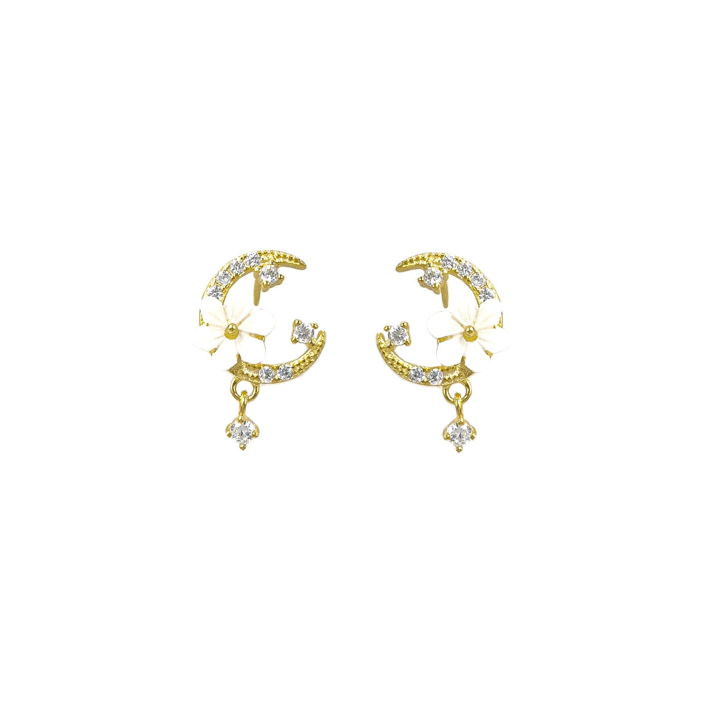 Flower Mother of Pearl Earrings