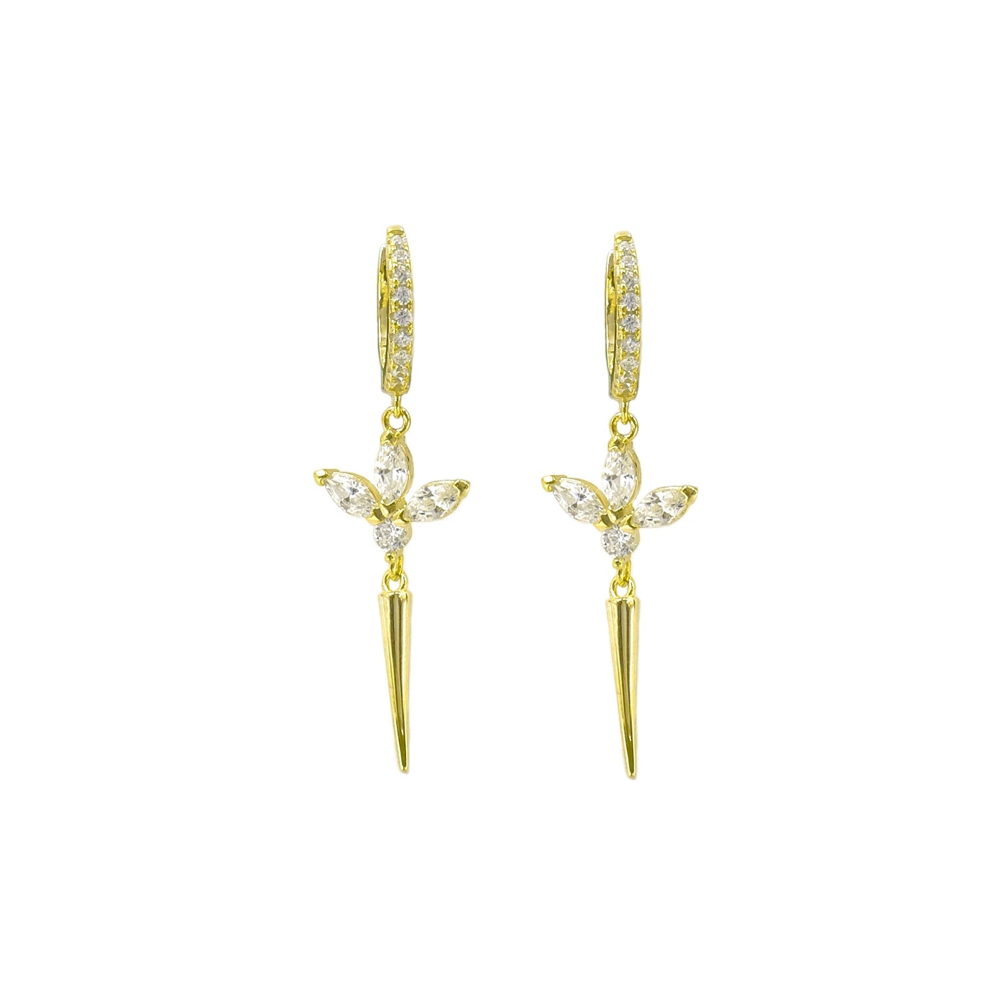 Marquise Stone Dangle Earrings