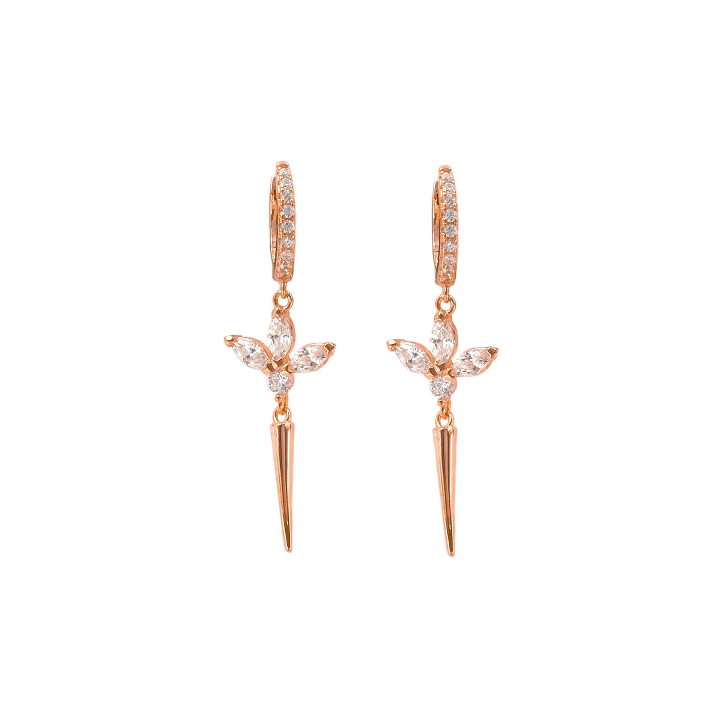 Marquise Stone Dangle Earrings
