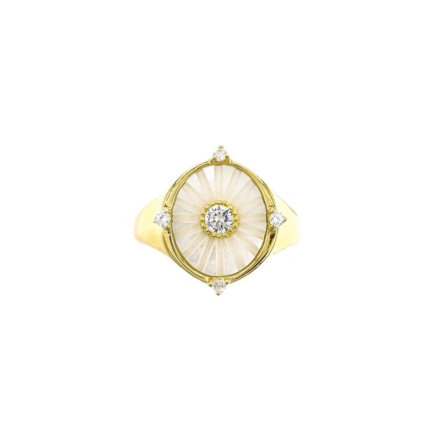 Mother of Pearl Vintage Ring