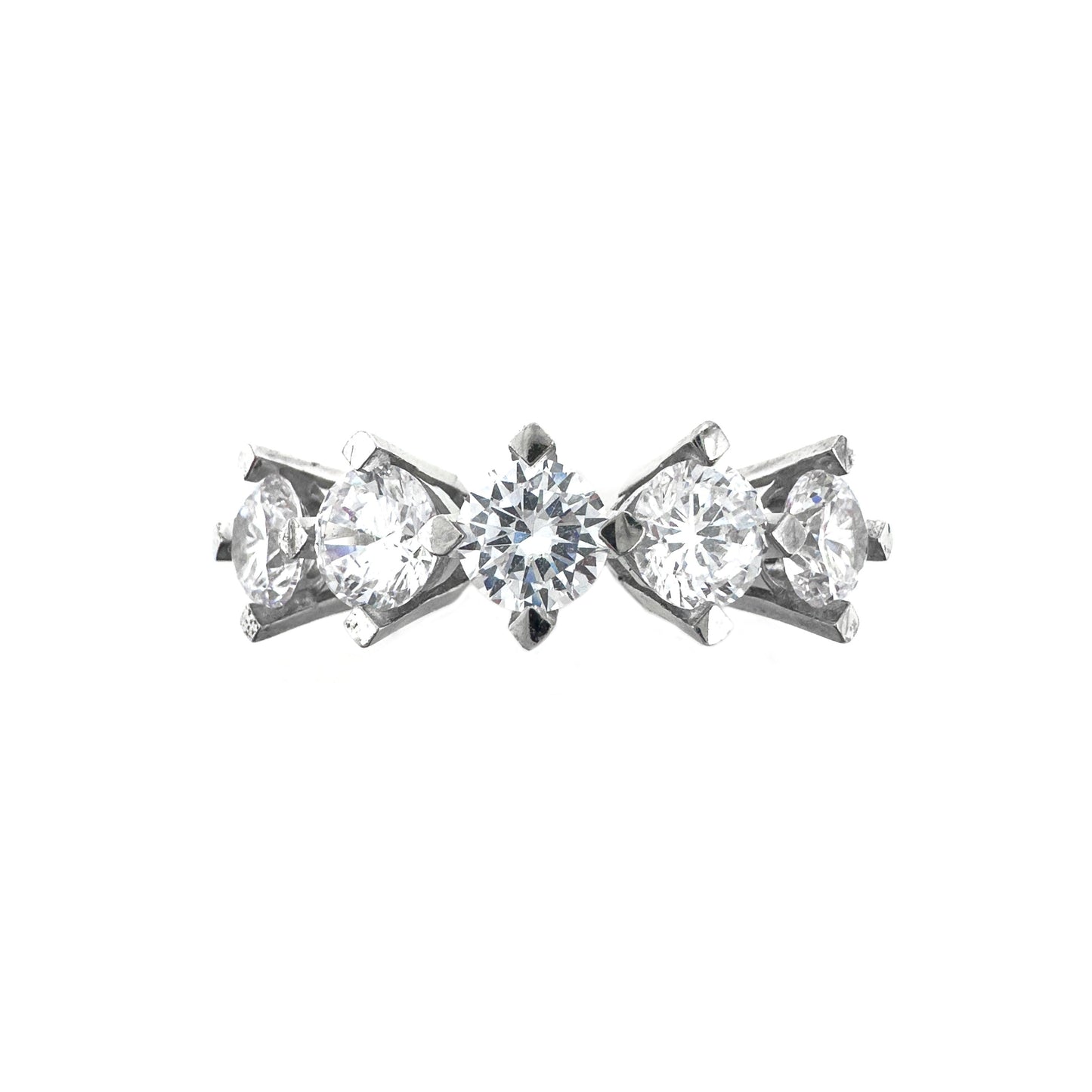 Five Stone Ring with Prongs