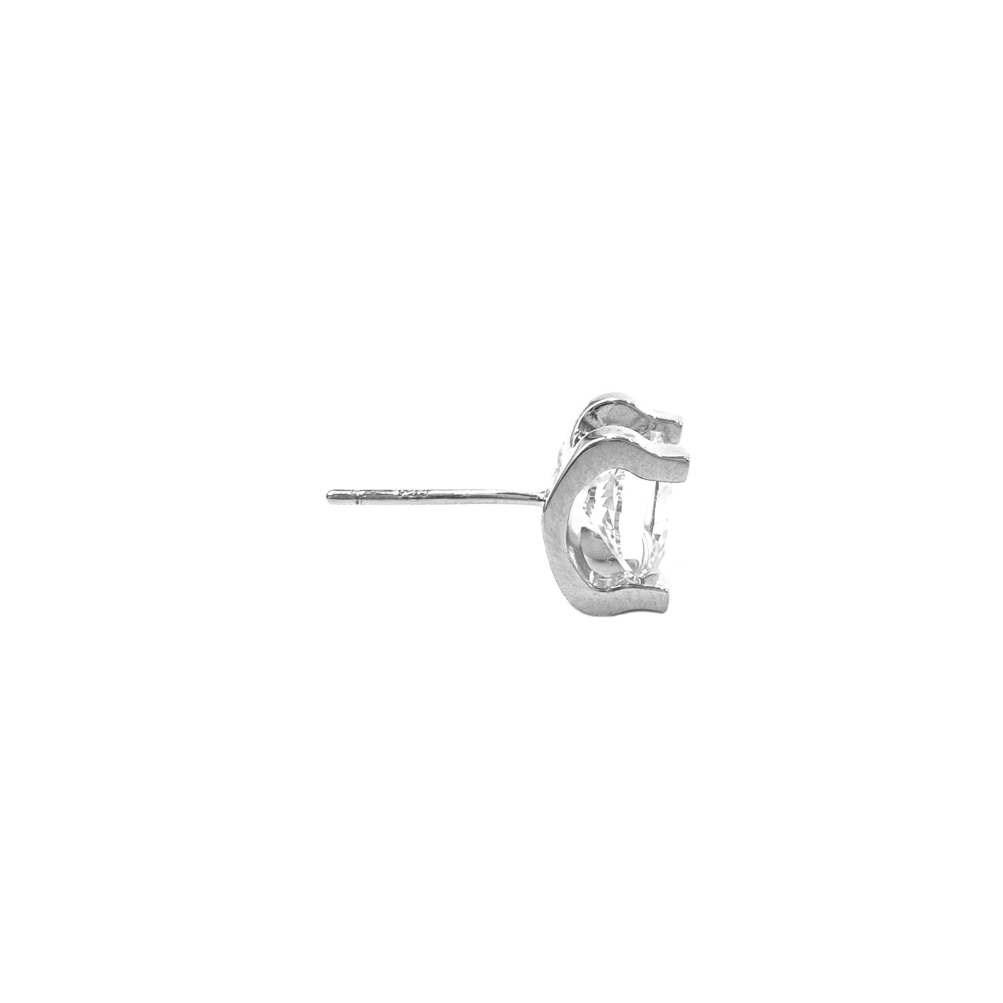 Two Carat Designer Solitaire Earring