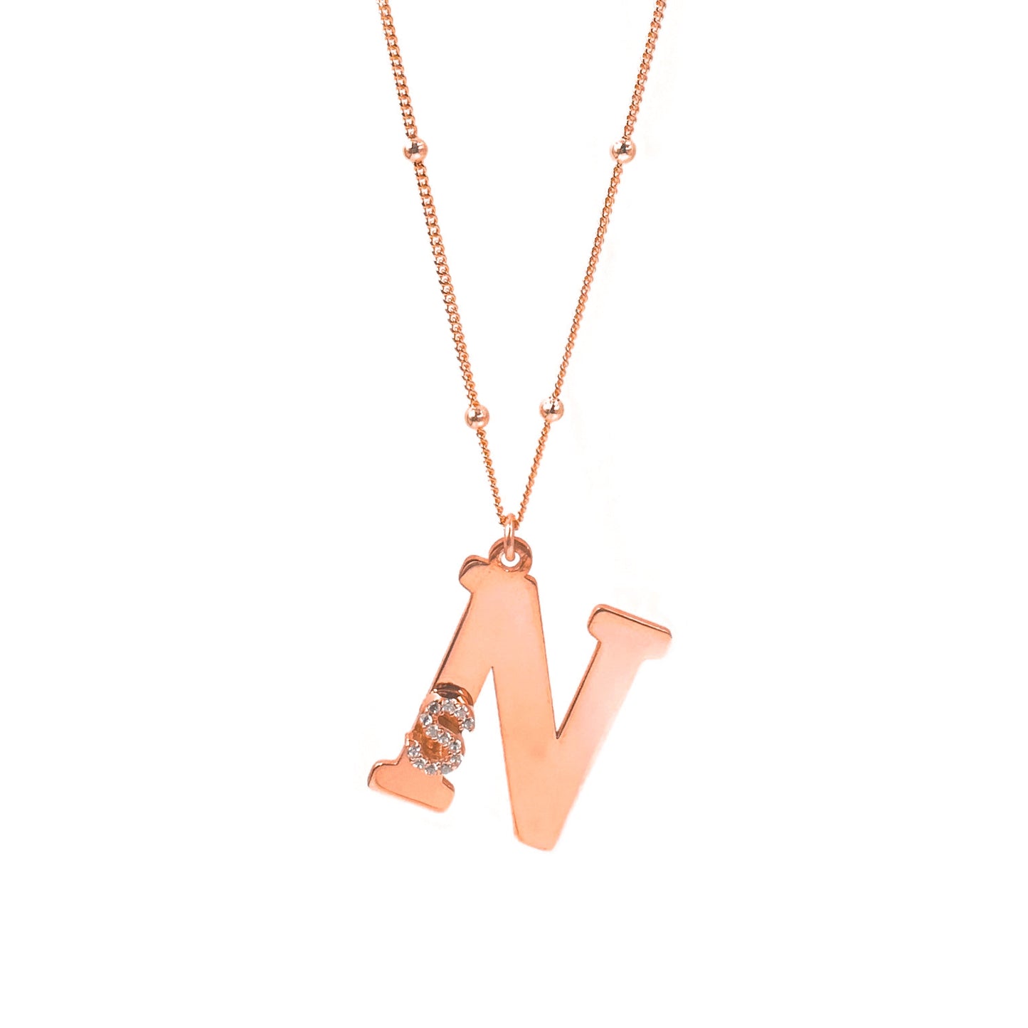 Double Letter Necklace