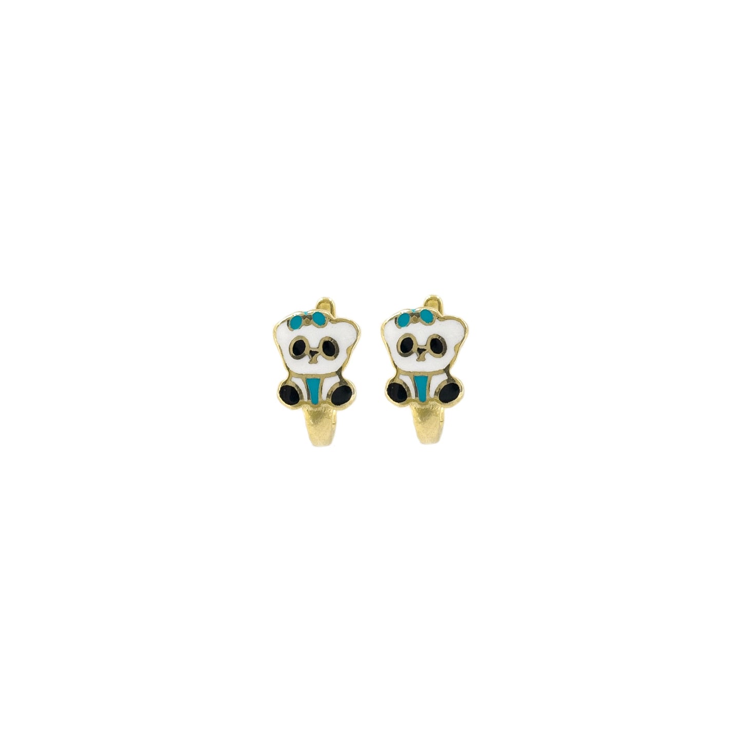 Panda children's earrings