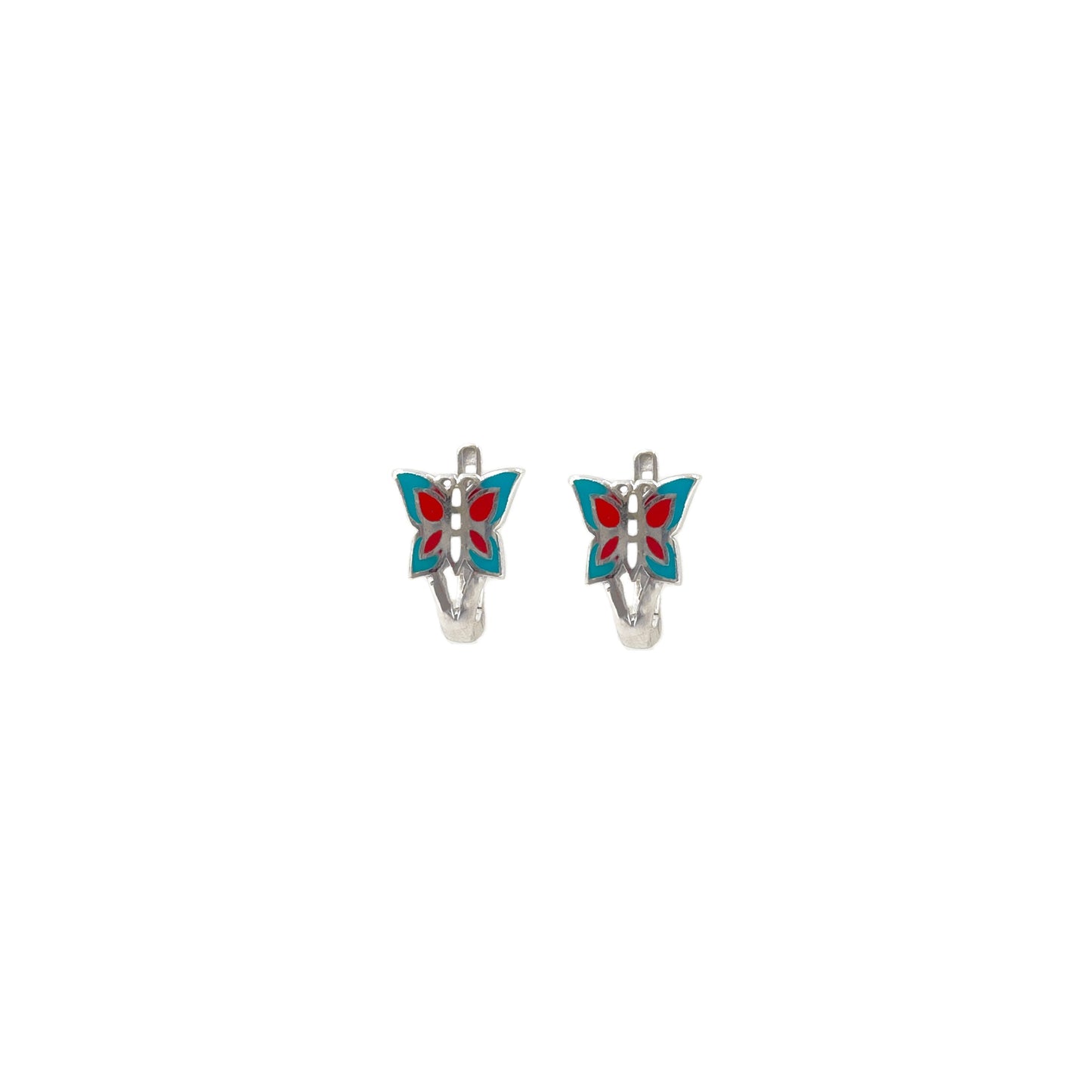 Butterfly children's earrings