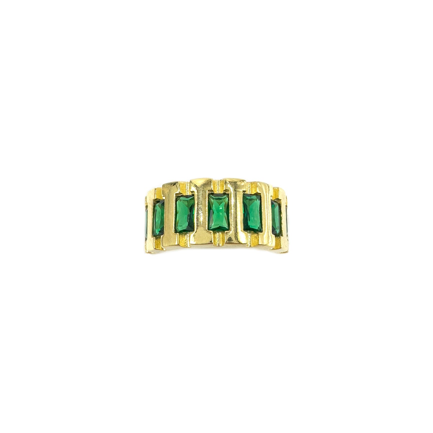 Green Stone Vintage Ring