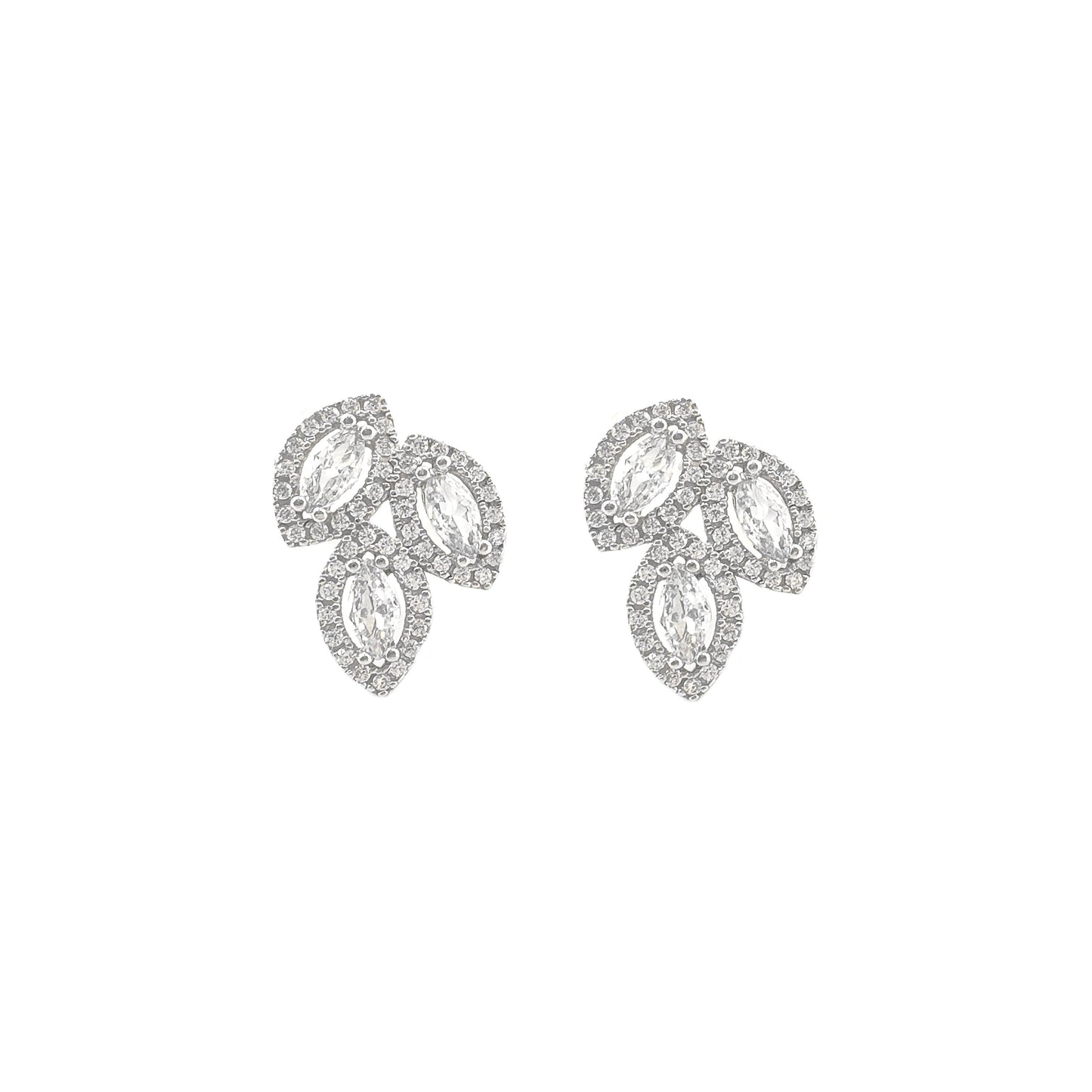 Three Leaf Earrings