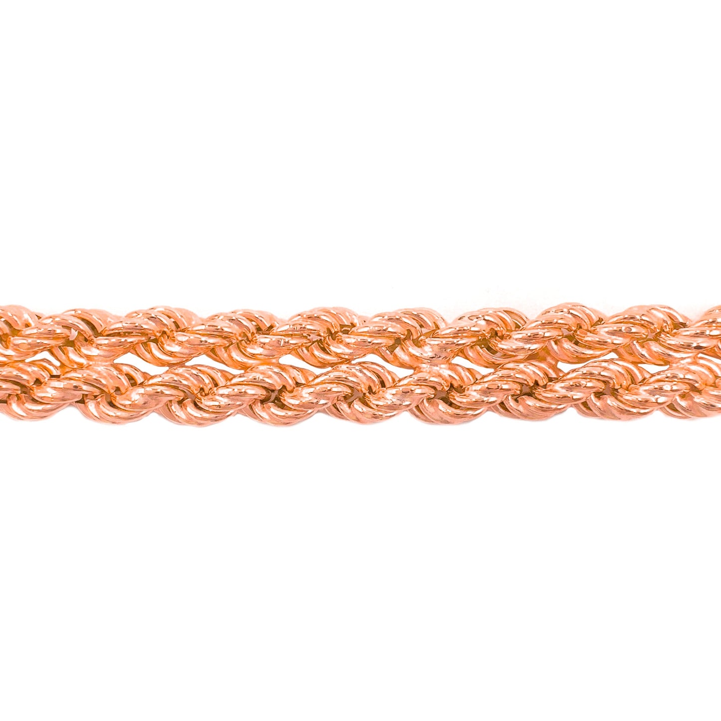 Double Row Twist Chain Bracelet