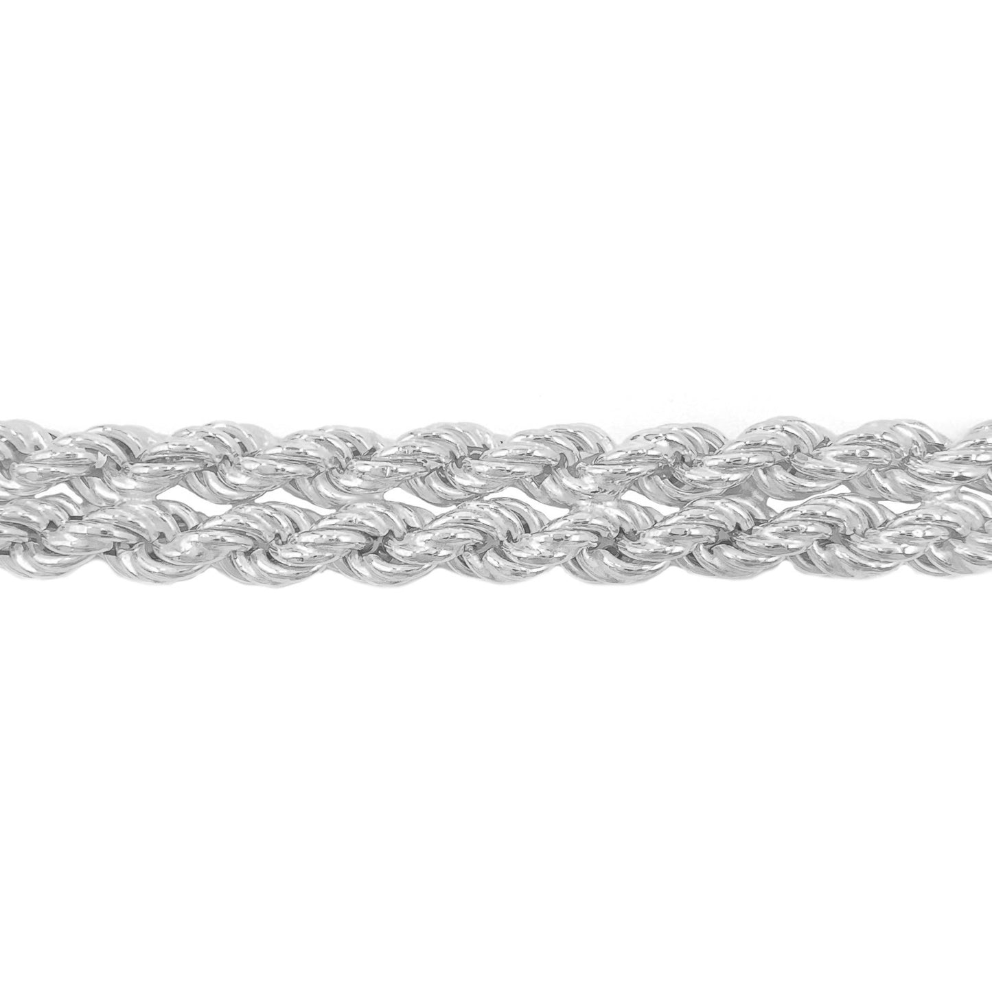 Double Row Twist Chain Bracelet