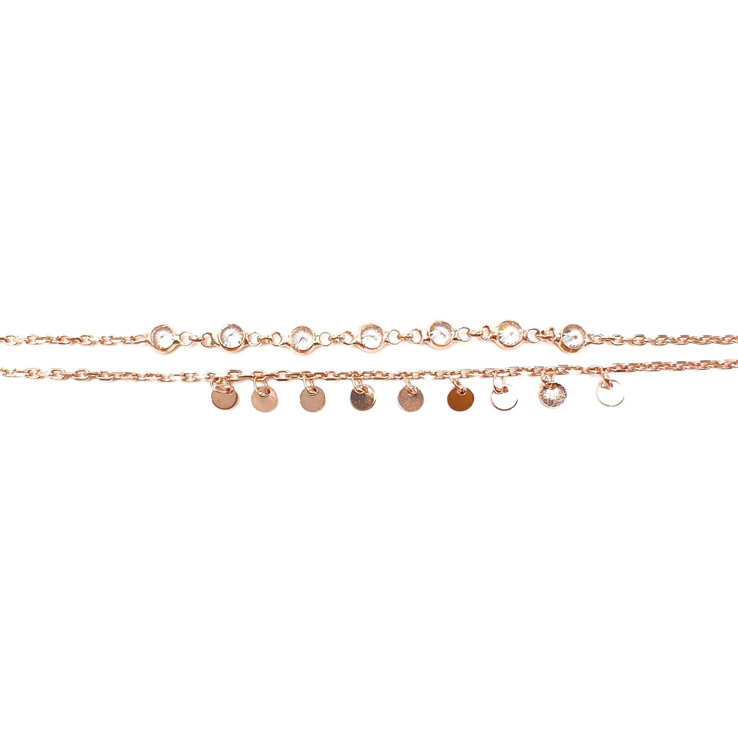 Stone Sequined Anklet