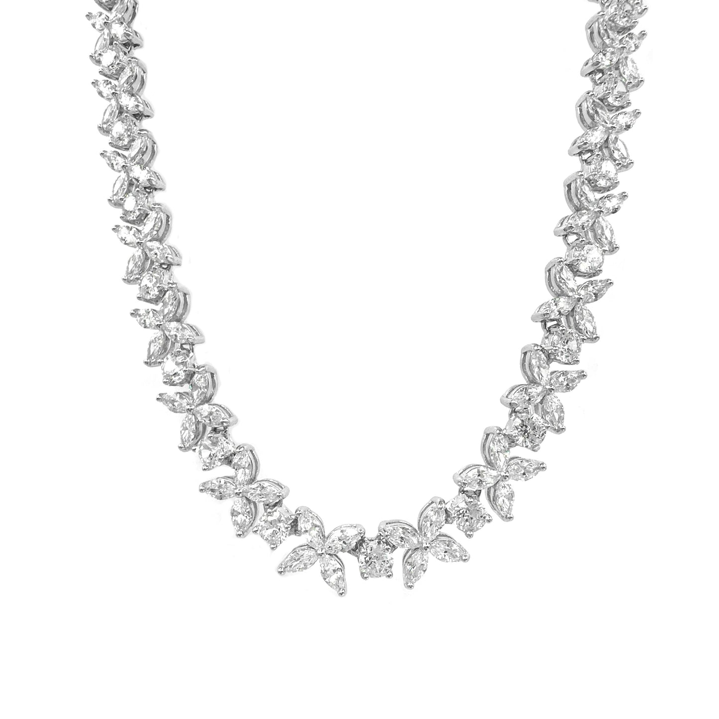 Marquise Tennis Necklace