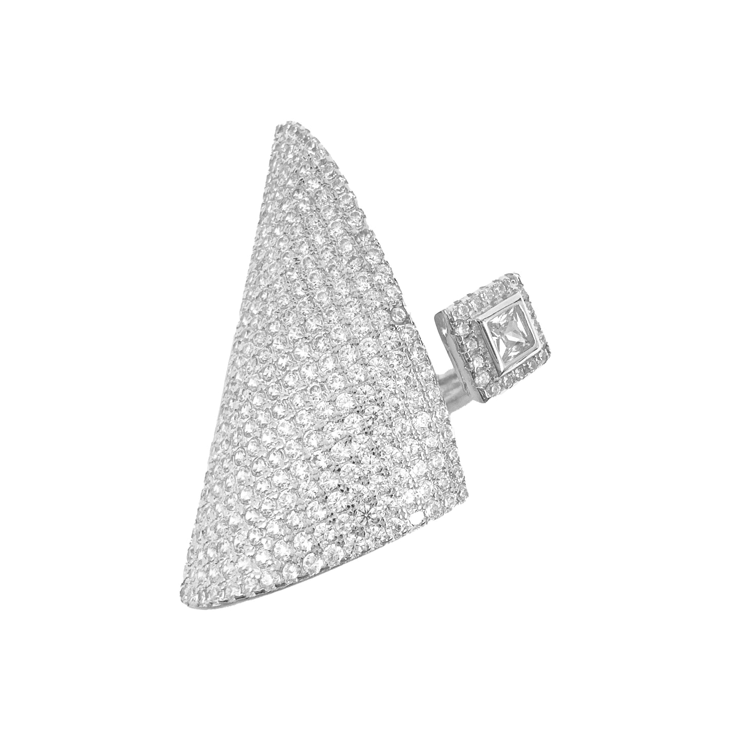 Triangle Stone Ring