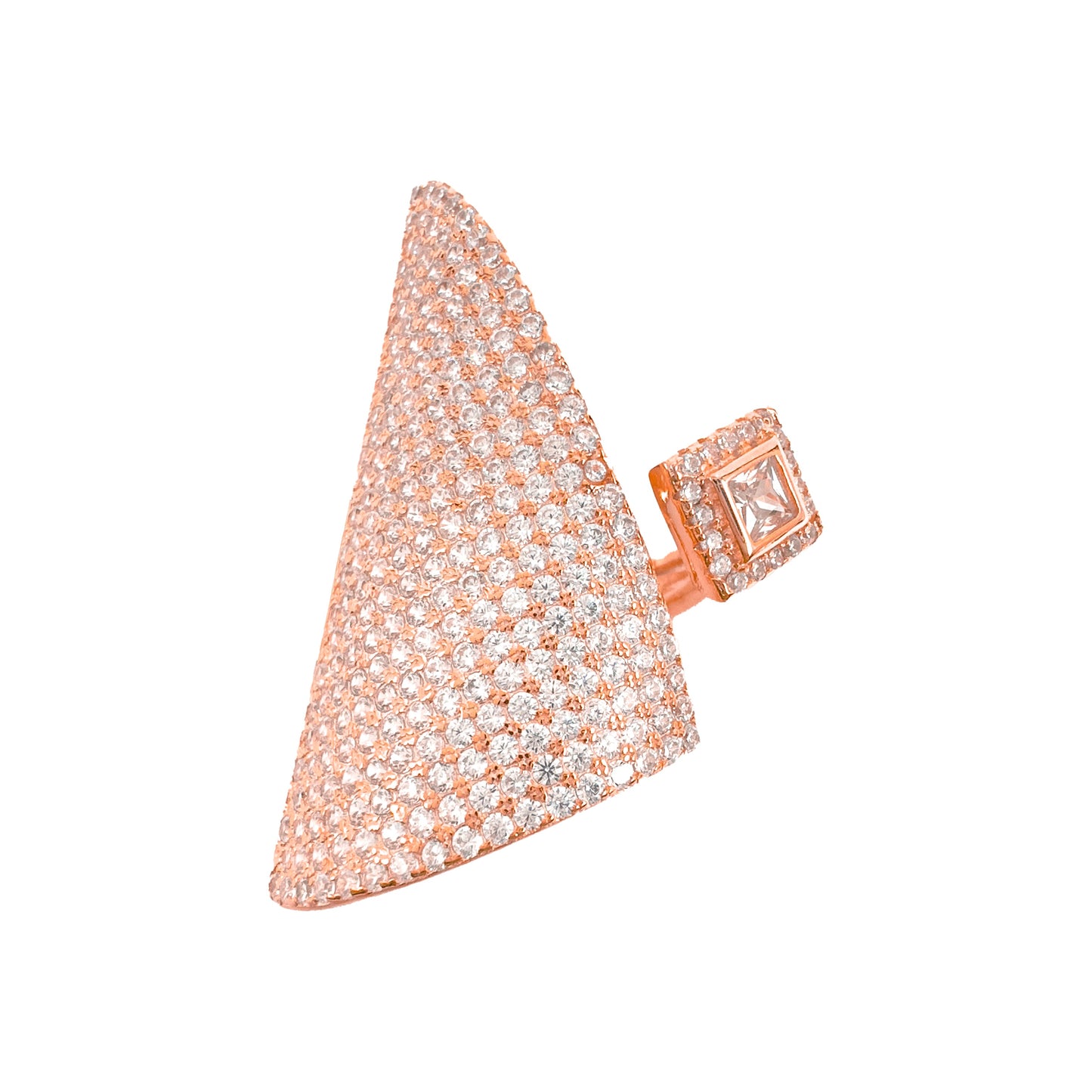 Triangle Stone Ring