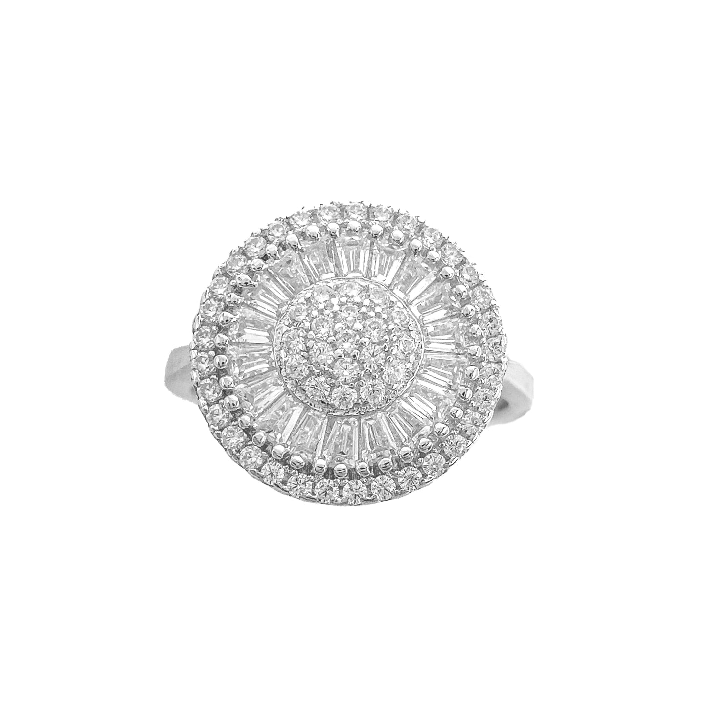 Round Baguette Ring