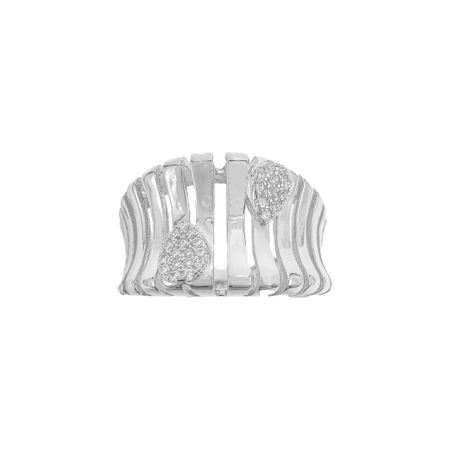 Drop Stone Detail Ring