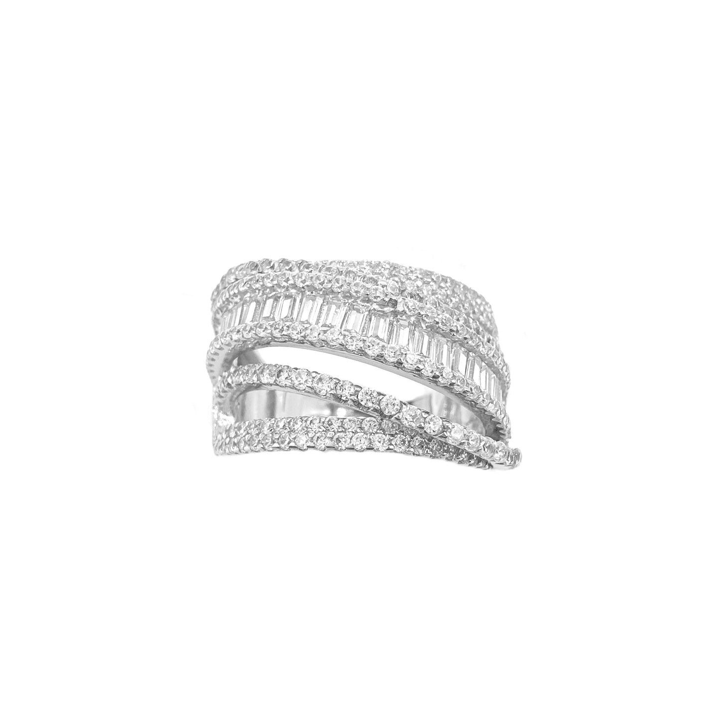 Cross Row Ring