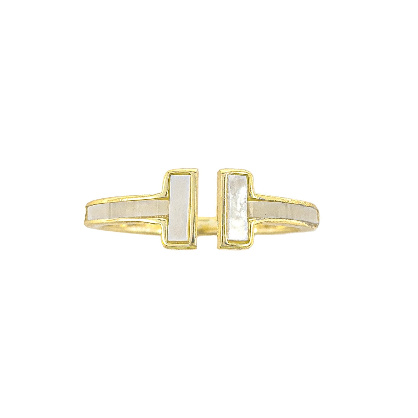 Pearl T Ring
