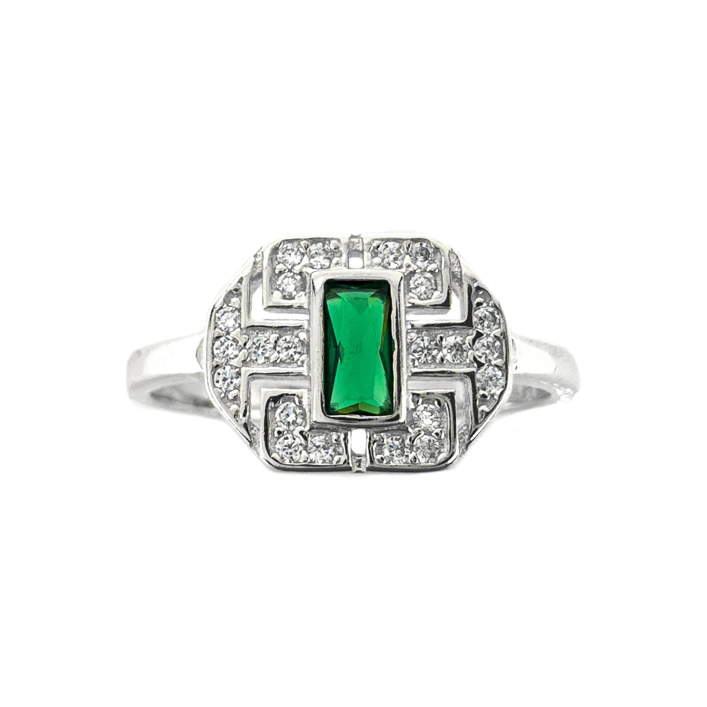 Vintage Pinky Finger Ring with Colorful Stones