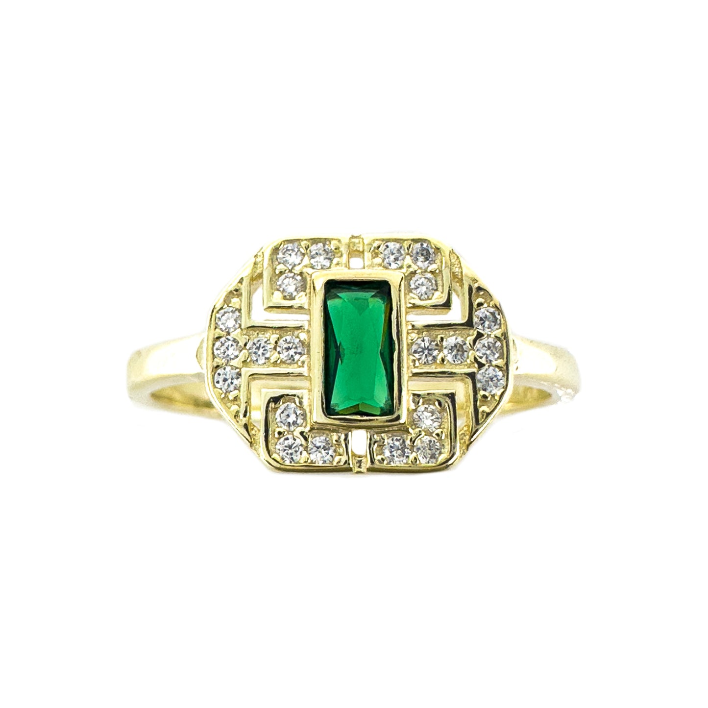 Vintage Pinky Finger Ring with Colorful Stones