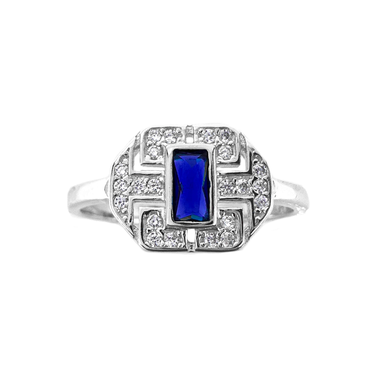 Vintage Pinky Finger Ring with Colorful Stones
