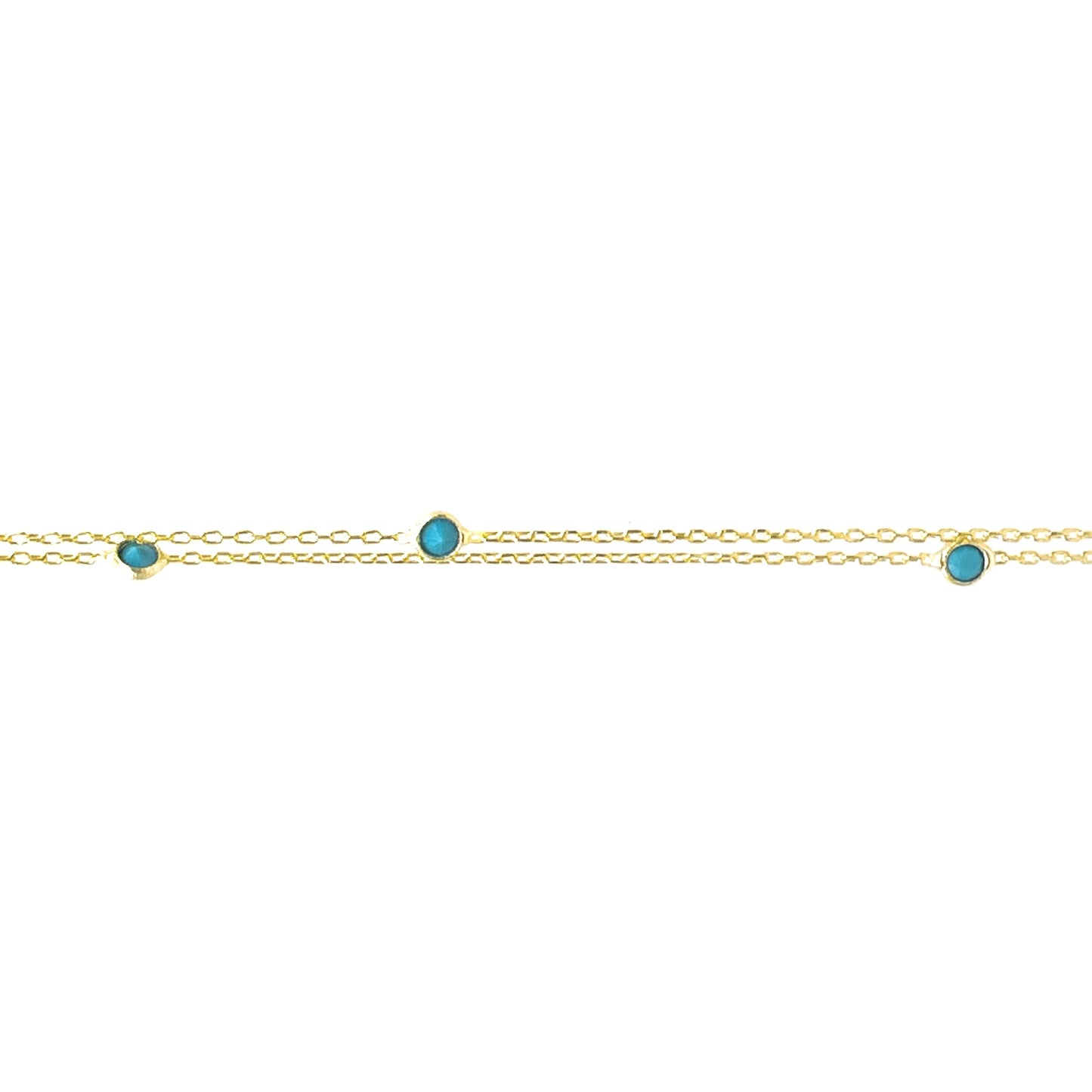 Blue Stone Anklet