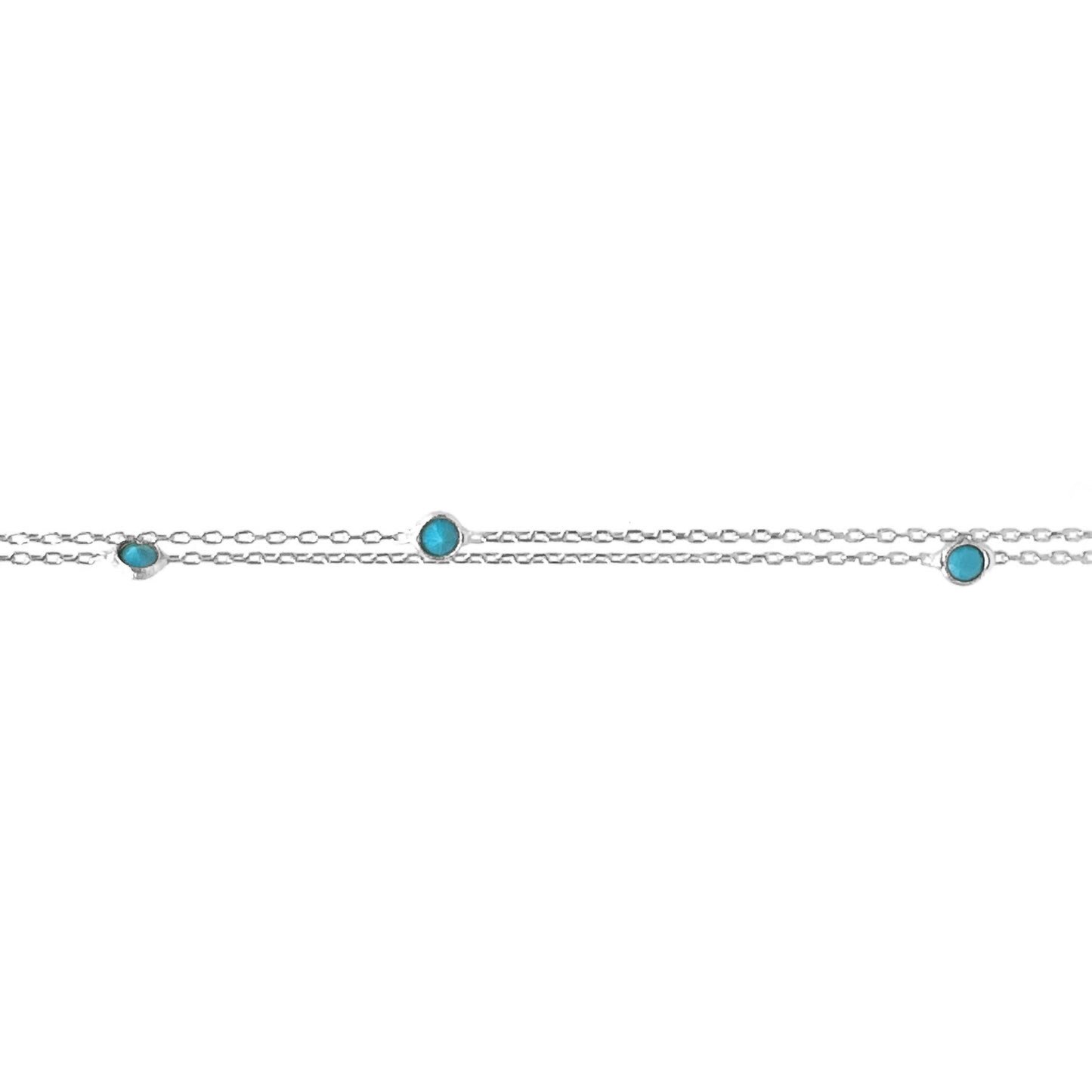 Blue Stone Anklet