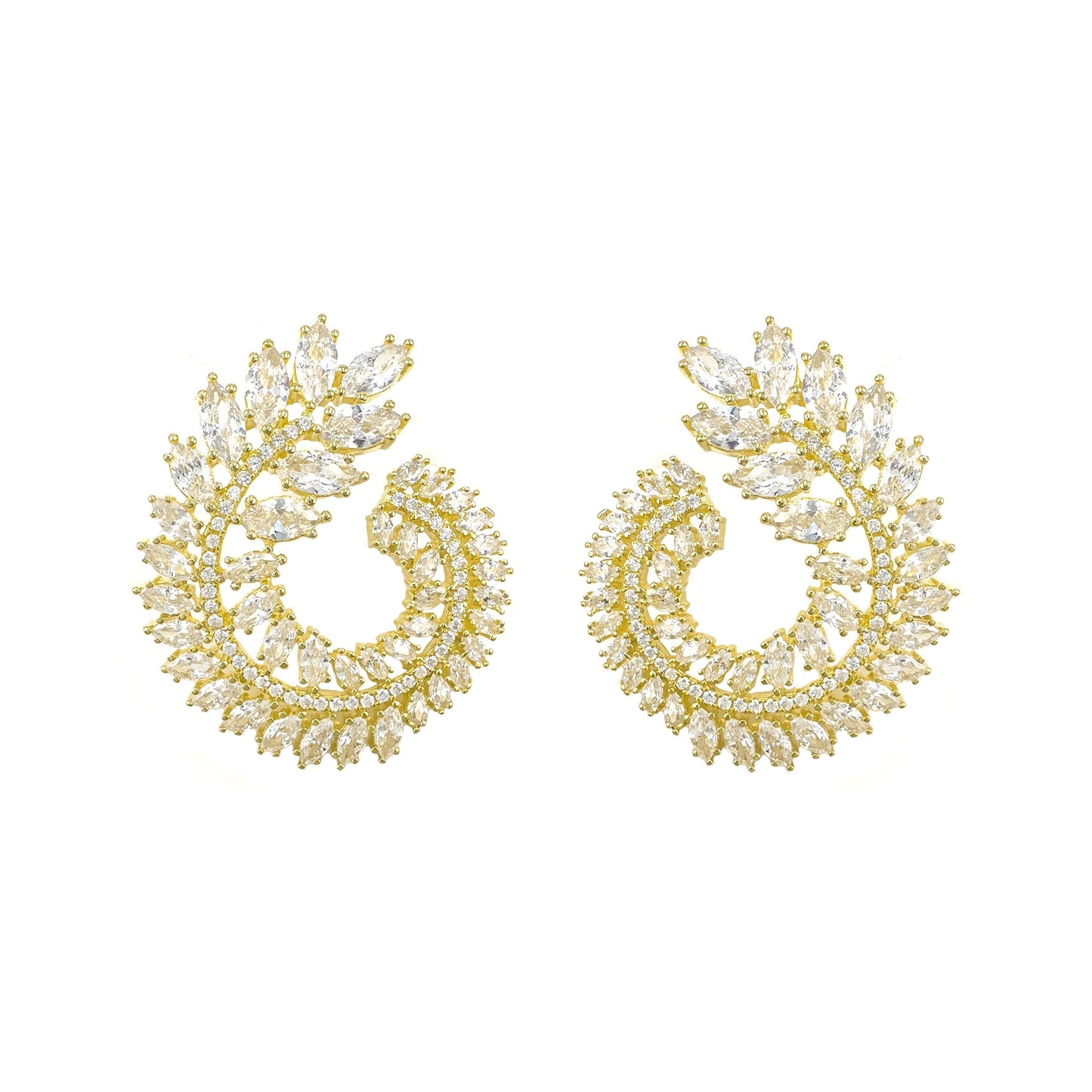 Flower Evening Dress Earrings
