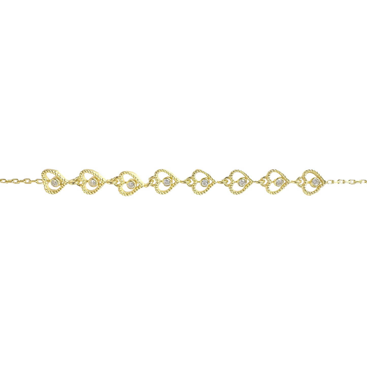 Stone Heart Bracelet