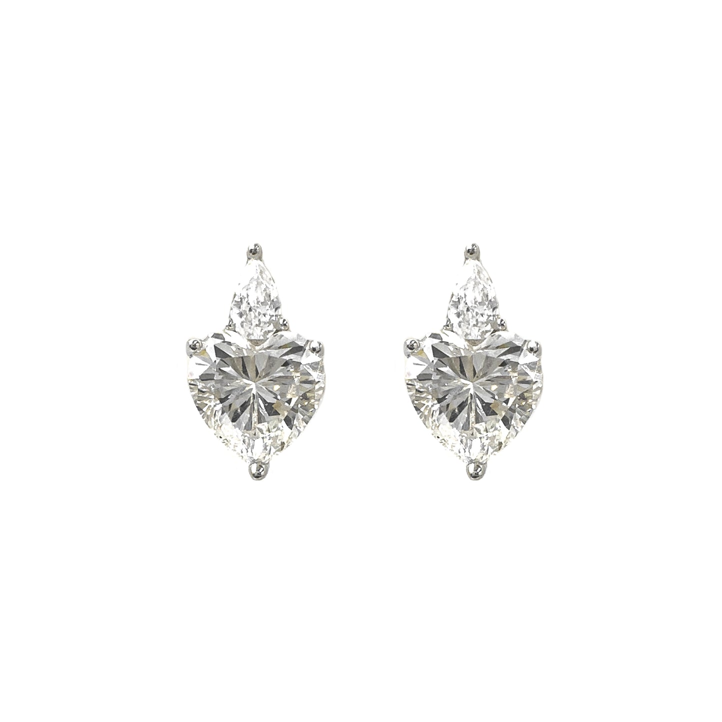 G-Color Heart Earrings