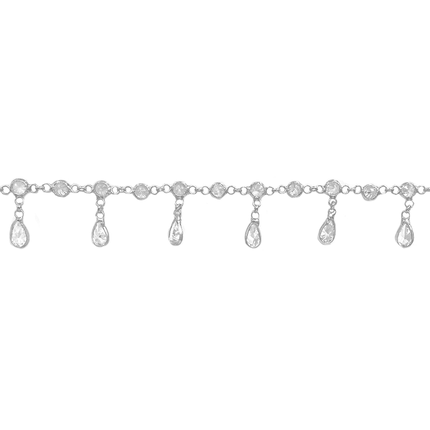 Drop Stone Anklet