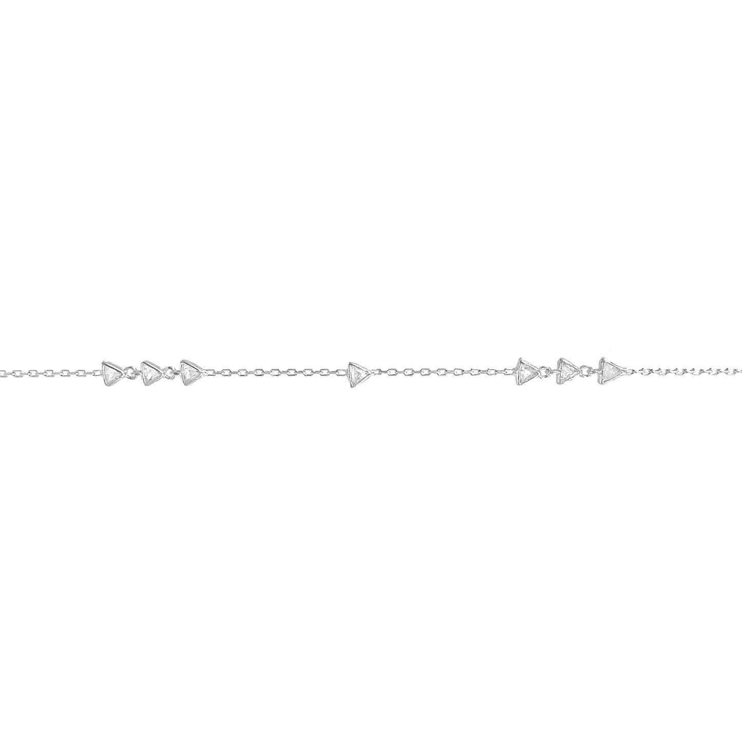 Triangle Stone Anklet