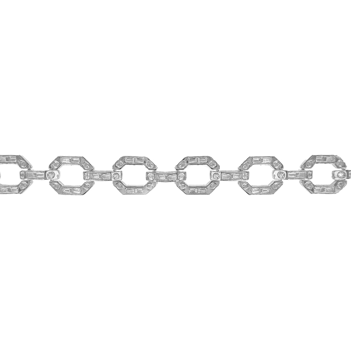 Design Stone Paperclip Bracelet
